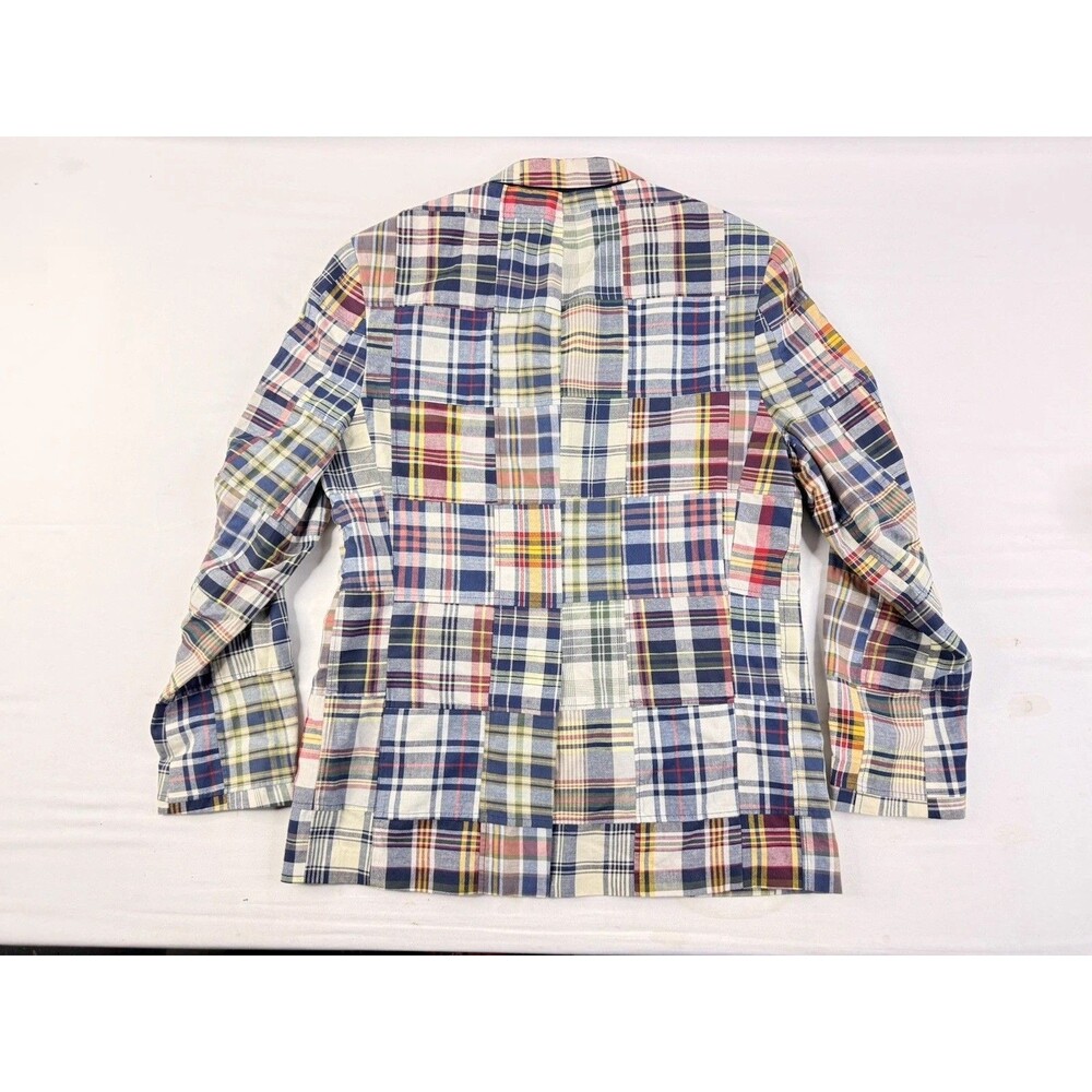 Rare Vintage Rugby Ralph Lauren Patchwork Blazer Size Medium - Picture 7 of 16